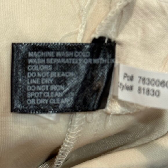 Boston Proper Shimmer Snake Print Five Pocket Pant - Off White- Size 14 - NWT - Picture 13 of 14